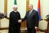 روحانی با رییس جمهور ارمنستان دیدار کرد +فیلم