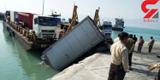 شیرجه  عجیب  یک کامیون  در خلیج فارس +عکس