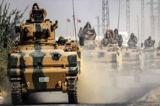 تانک‌های ترکیه در جاده بین المللی الحسکه- حلب