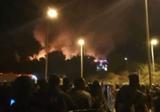 آتش سوزی درکمپ پناهجویان در یونان ادامه دارد
