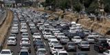 ترافیک سنگین درون شهری در تهران و مشهد