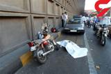 یک فوتی در برخورد شدید دو موتورسیکلت در تهران