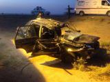 مرگ دلخراش 2 نفر در خودروی رانا