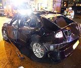 انفجار خودروی لاکچری در انگلیس + عکس