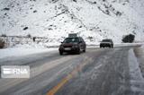 برف و باران در جاده‌های ۱۴ استان