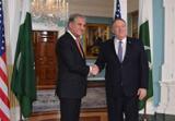 دیدار وزیر خارجه آمریکا و وزیر خارجه پاکستان  در واشنگتن