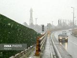 آلودگی در هوای برفی تهران به چشم می خورد!