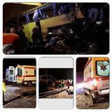 واژگونی مرگبار اتوبوس اصفهانی در قم