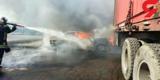 2 نفر در تصادف کامیون با سمند زنده زنده در آتش سوختند