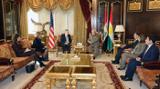 دیدار سفیر آمریکا در عراق با بارزانی