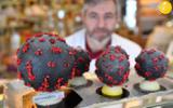 تصاویر تهیه شکلات  ویروس  کرونا  توسط  قناد  فرانسوی