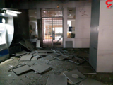 تصاویری  هولناک از انفجار بمب دست ساز در شعبه بانک