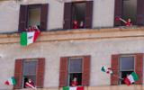 جشن روز آزادی ایتالیا در قرنطینه زیر سایه کرونا/تصاویر