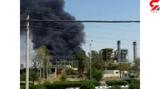 آتش سوزی نیروگاه برق اهواز مهار شد+ فیلم