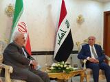 گفت‌وگوی خصوصی ظریف و وزیر خارجه عراق